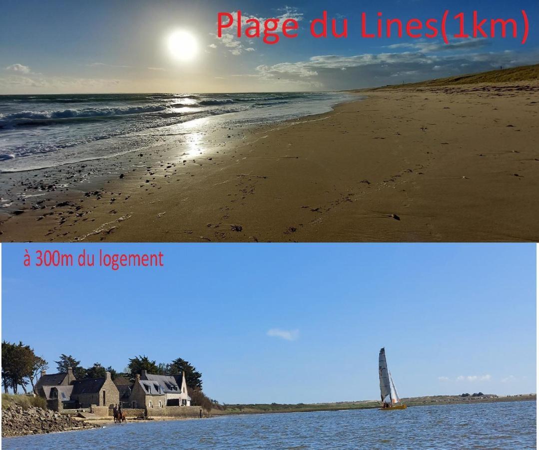 Maison De Vacances 4 Pers Avec Jardin Privatif A 1Km Plage Lines Et 300M De La Mer De Gavres - Ar Pil Jadur Plouhinec  Екстериор снимка